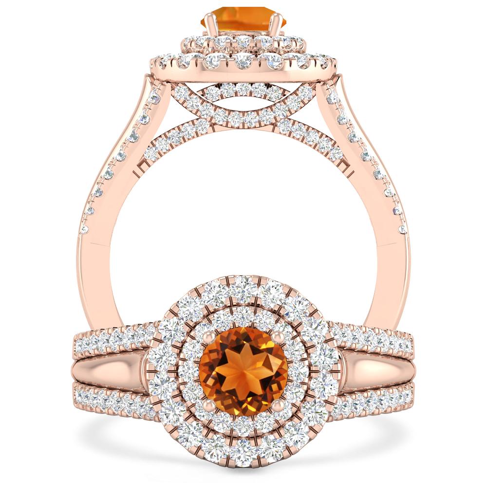 Rose Gold - Citrine