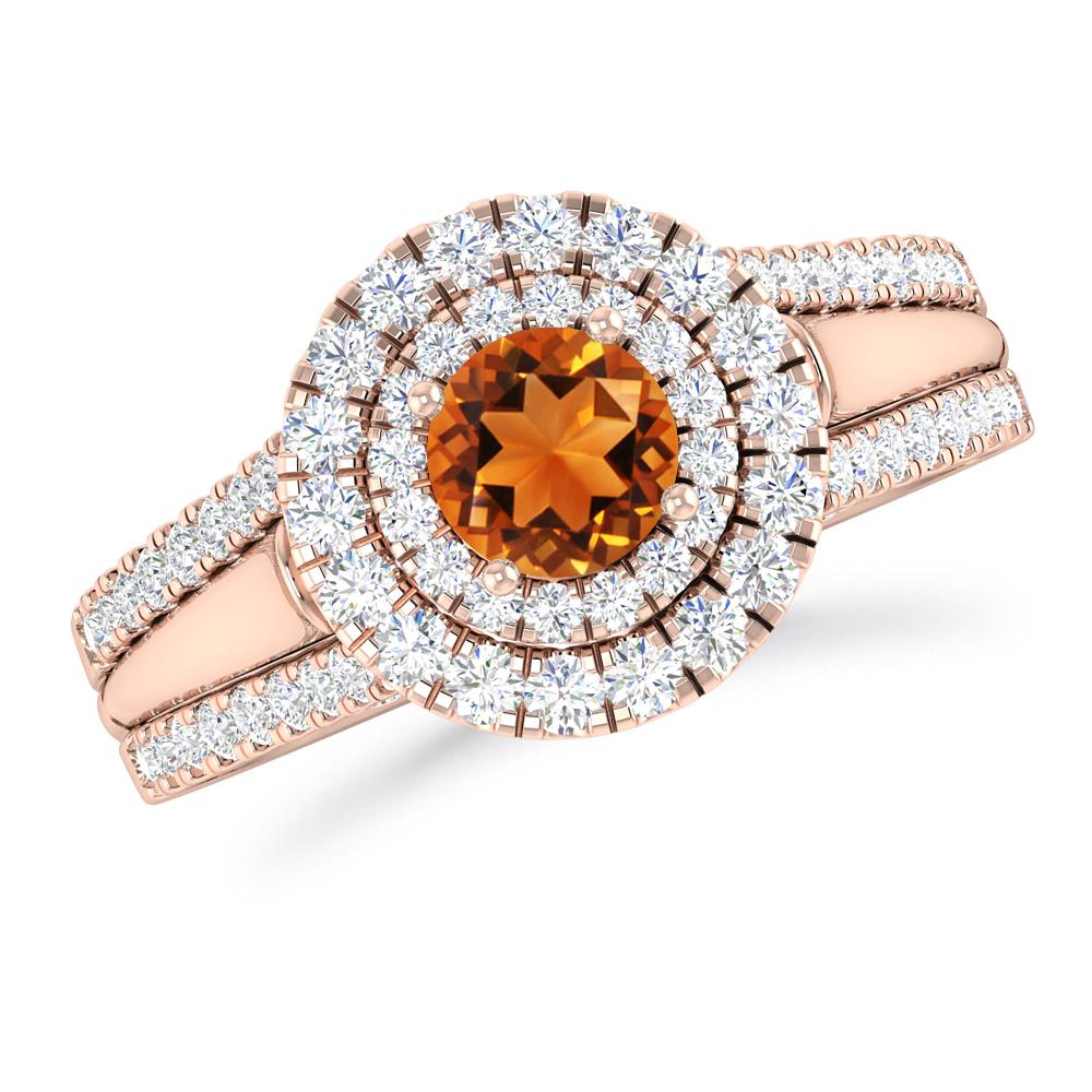 Rose Gold - Citrine