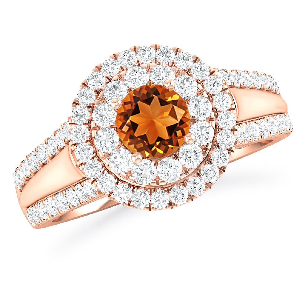 Rose Gold - Citrine