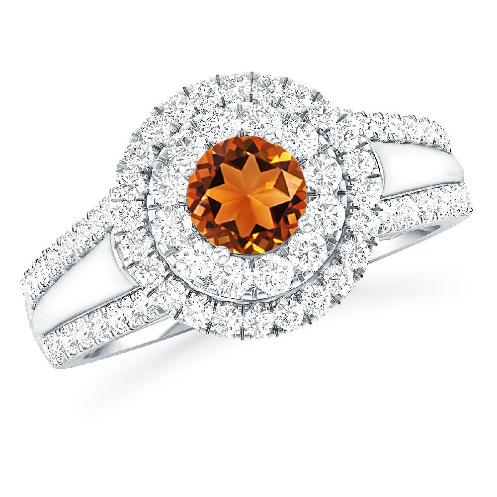 White Gold - Citrine