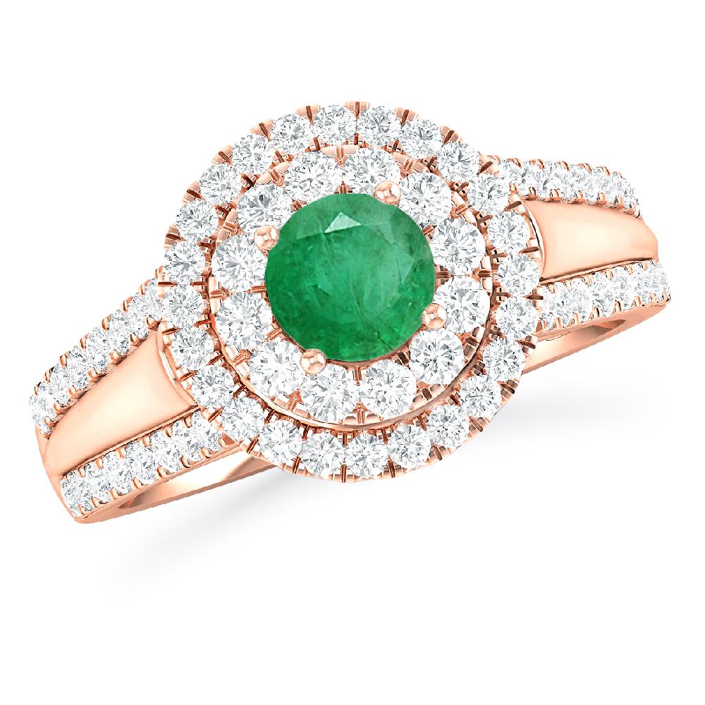 Rose Gold - Emerald