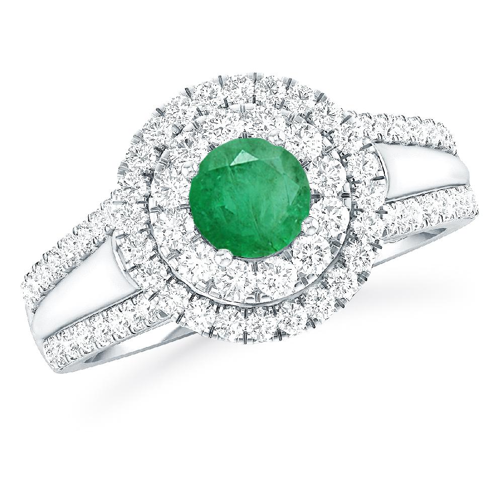 White Gold - Emerald