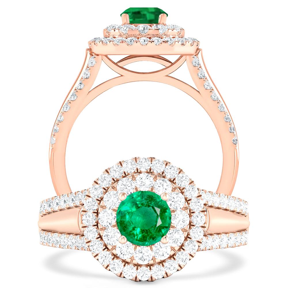 Rose Gold - Emerald