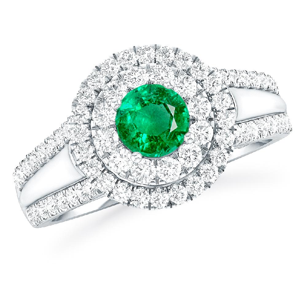 White Gold - Emerald