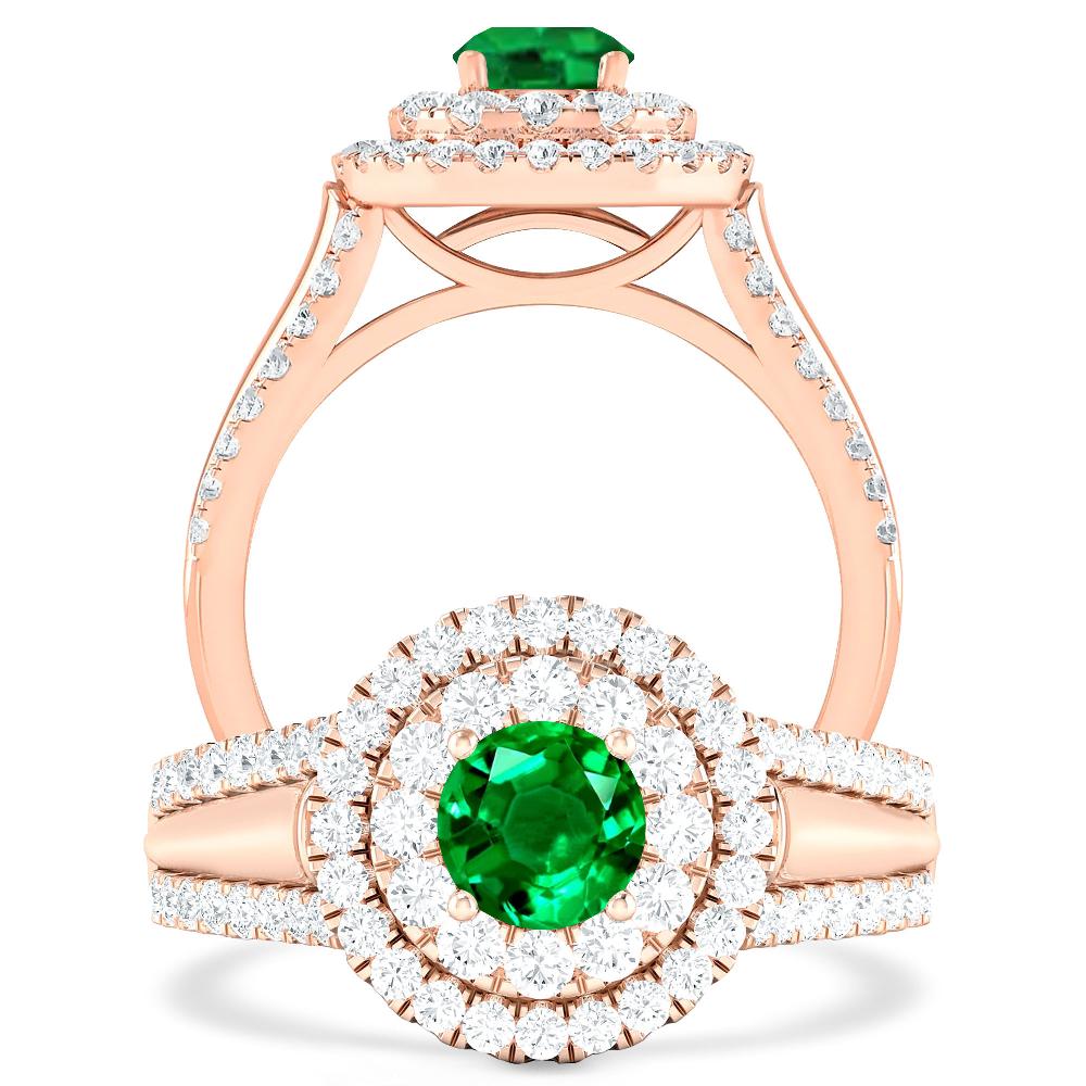 Rose Gold - Emerald