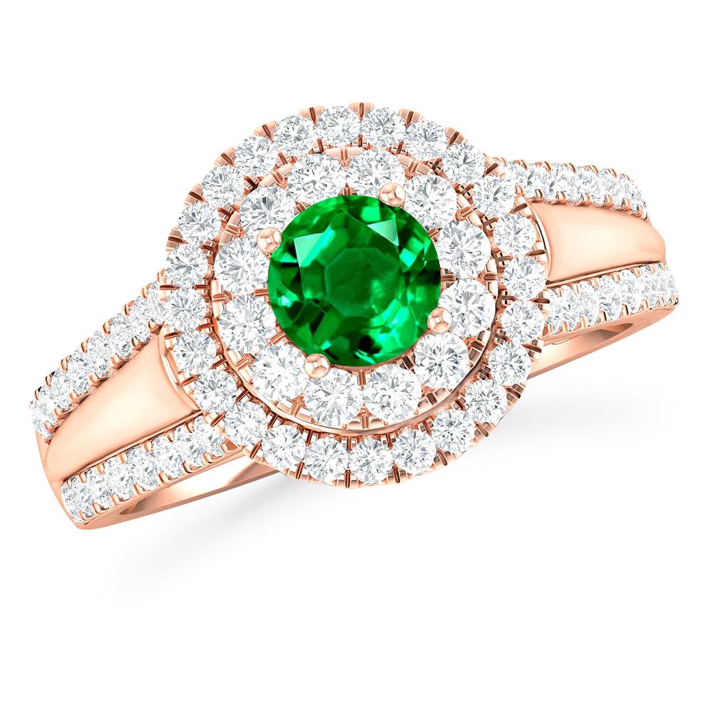 Rose Gold - Emerald