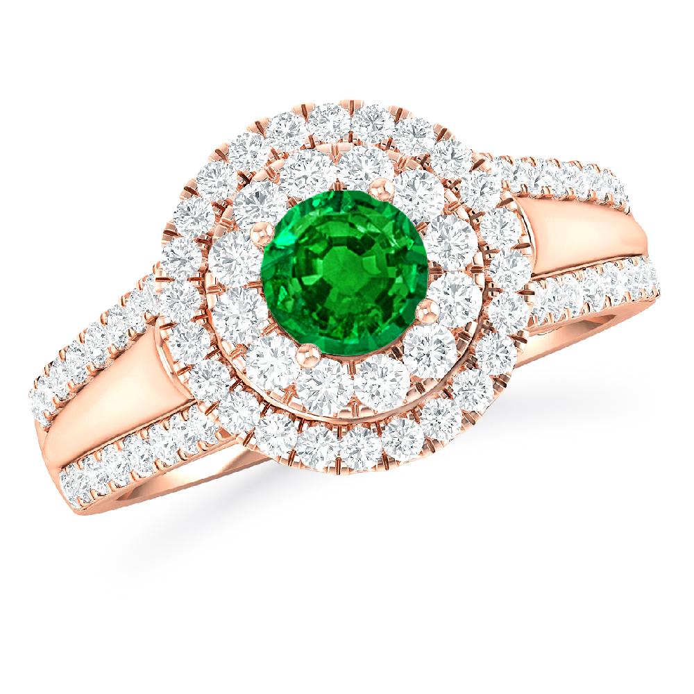 Rose Gold - Emerald