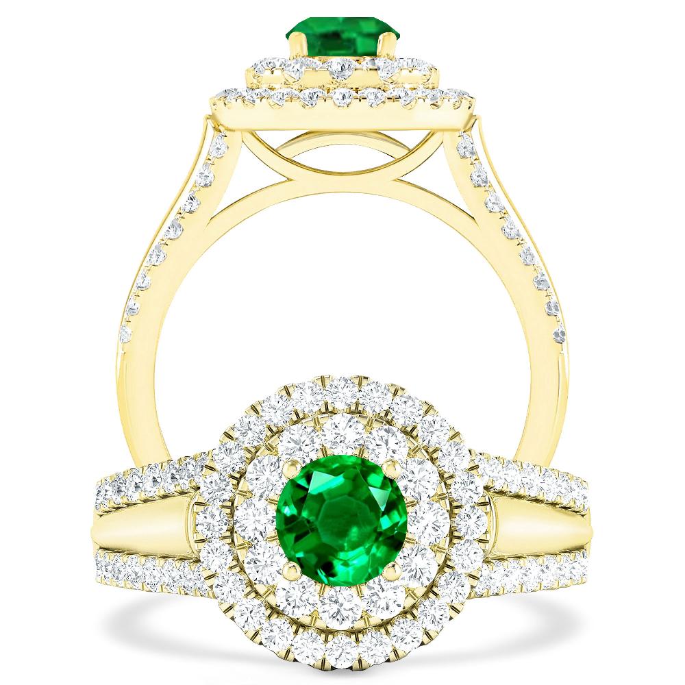 Yellow Gold - Emerald