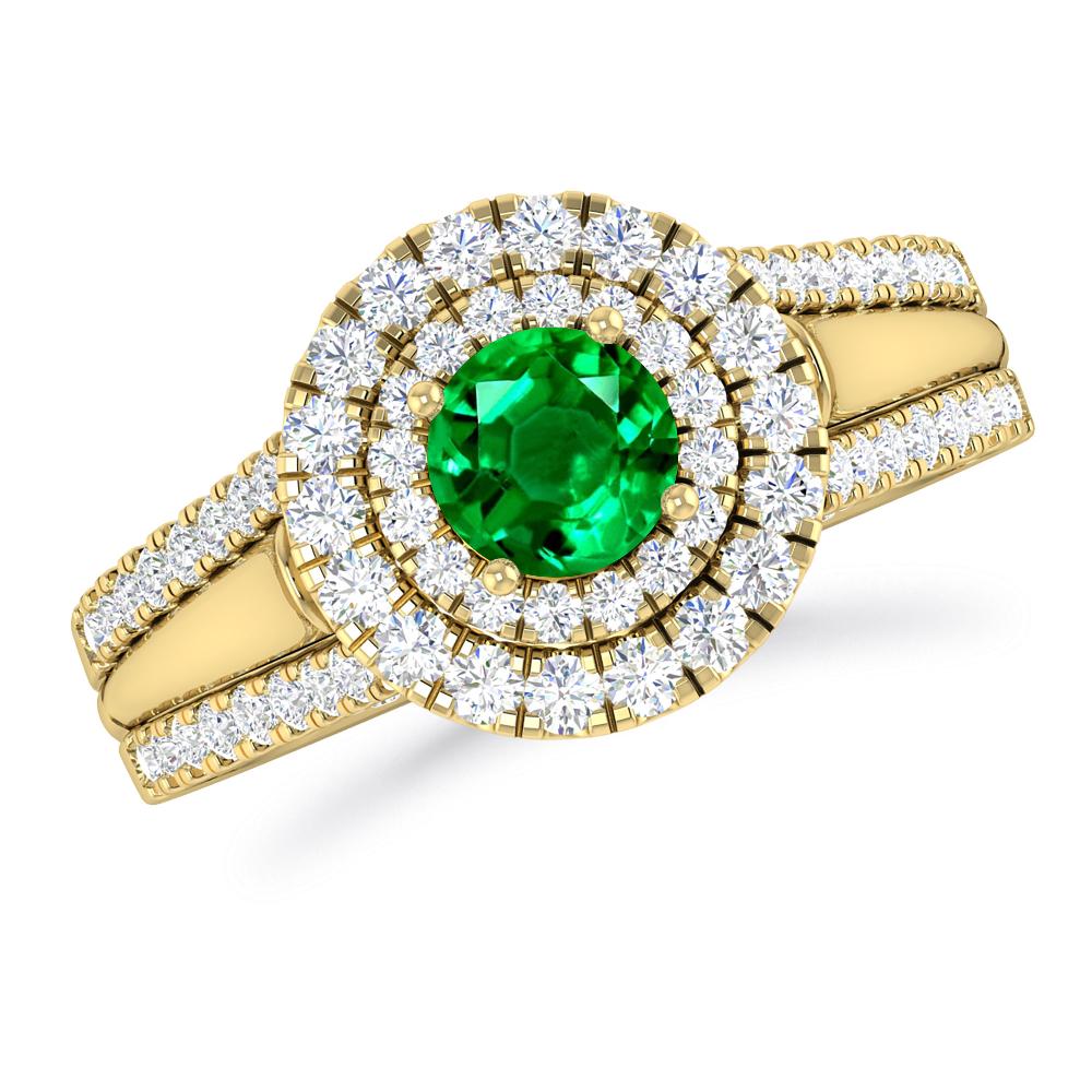 Yellow Gold - Emerald