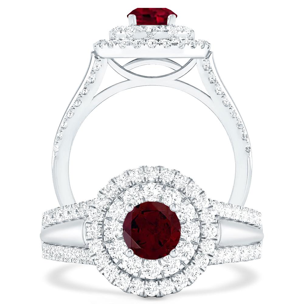 White Gold - Garnet