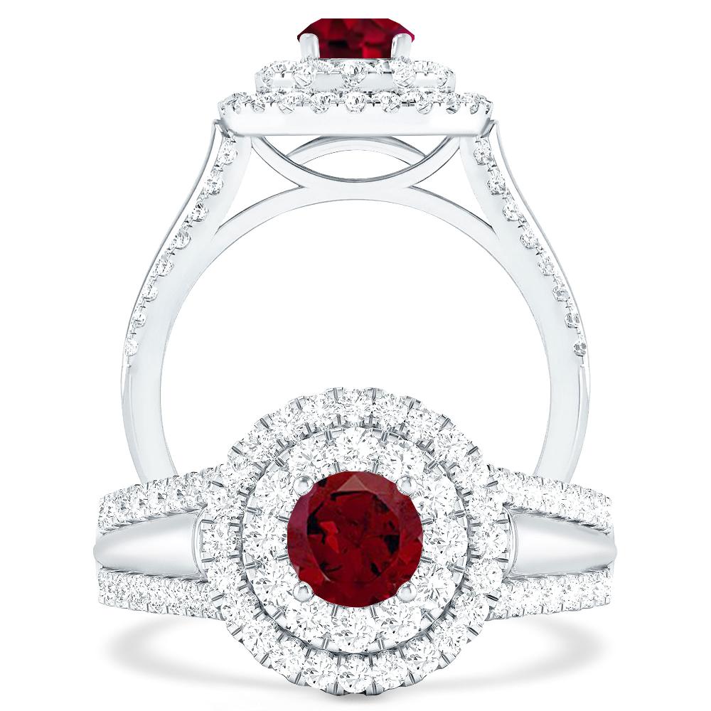 White Gold - Garnet