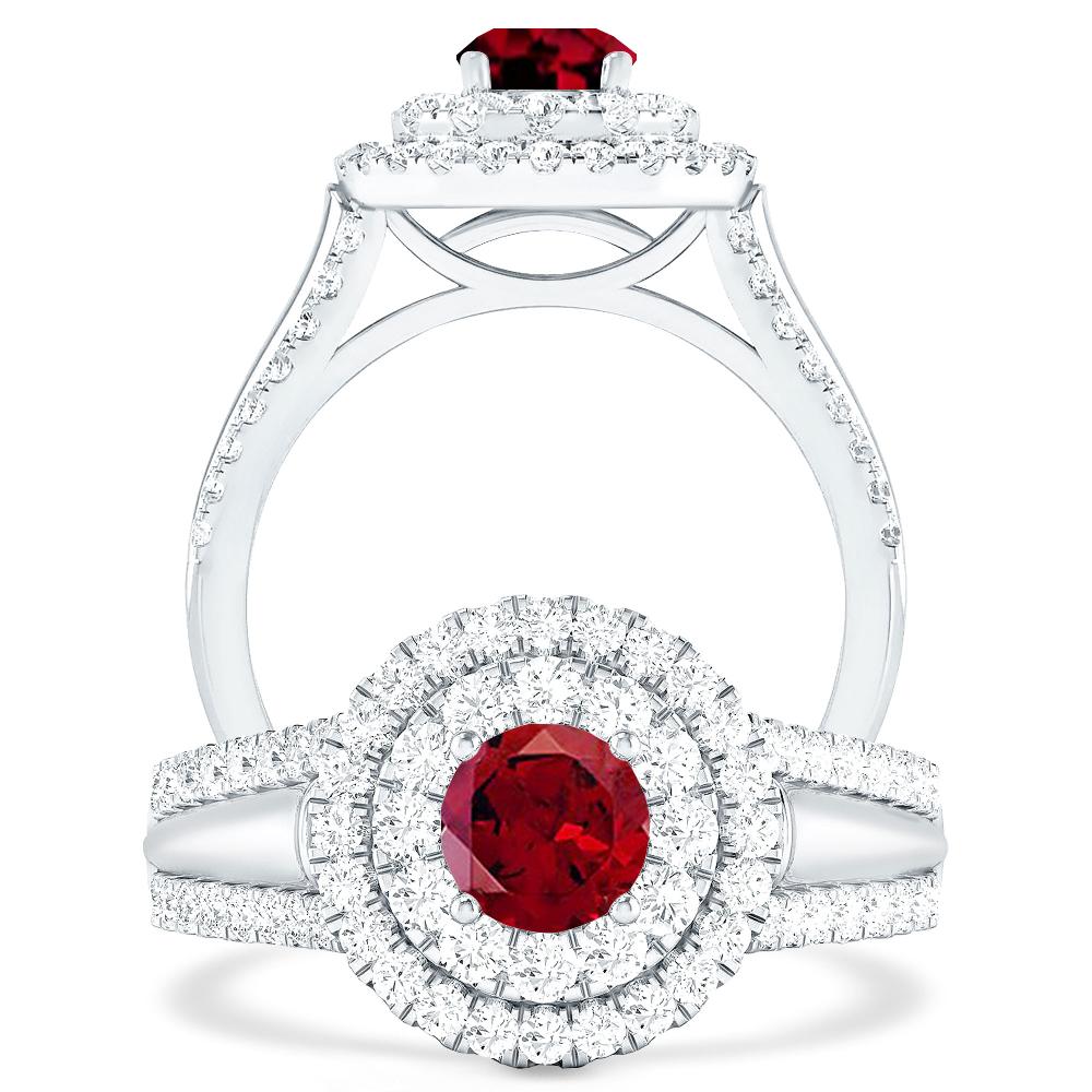 White Gold - Garnet