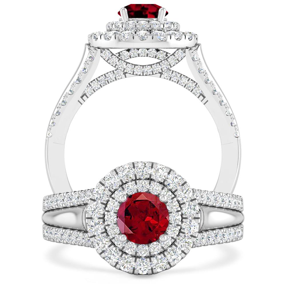 White Gold - Garnet