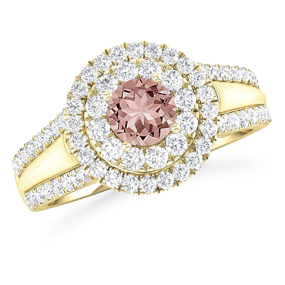 Yellow Gold - Morganite