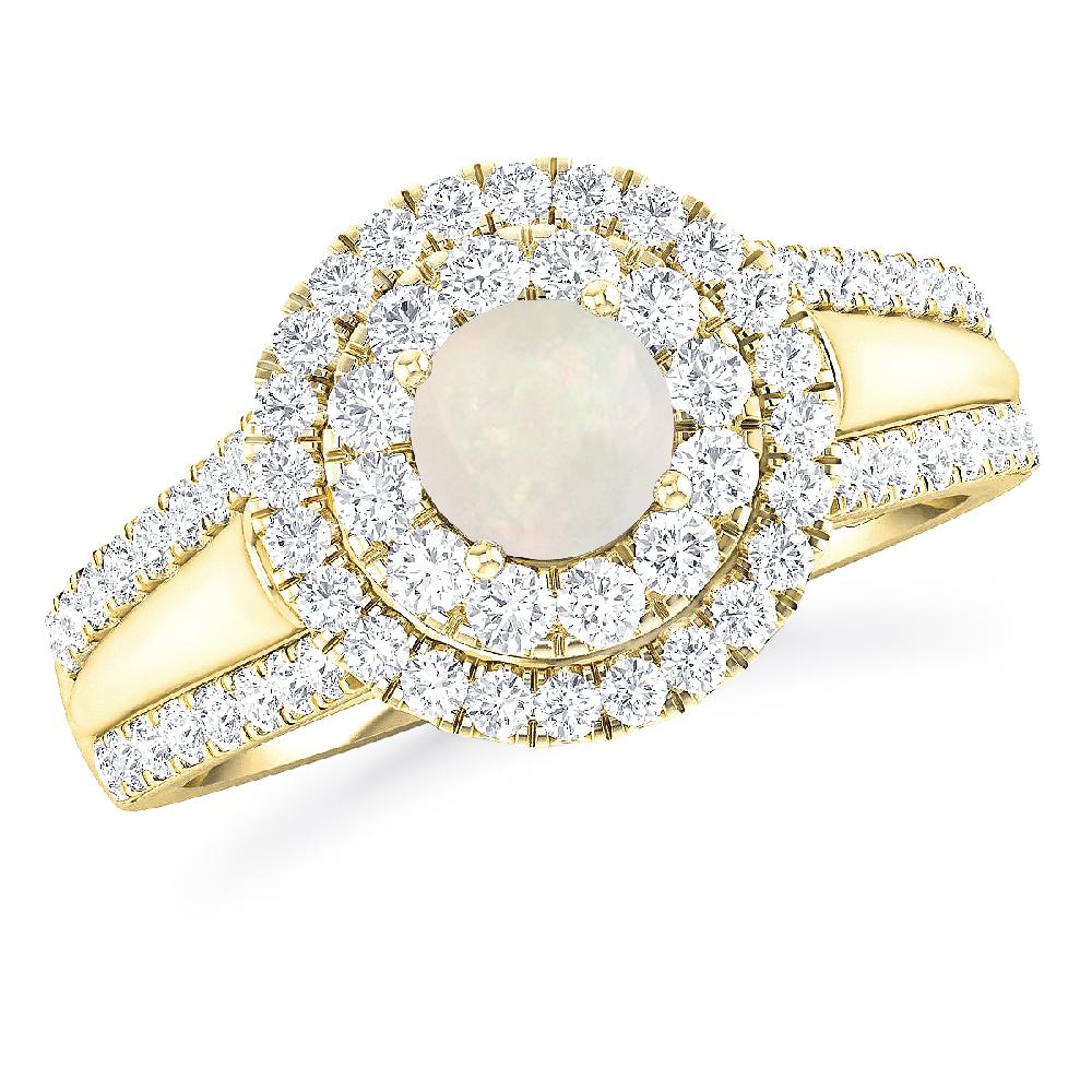 Yellow Gold - Opal