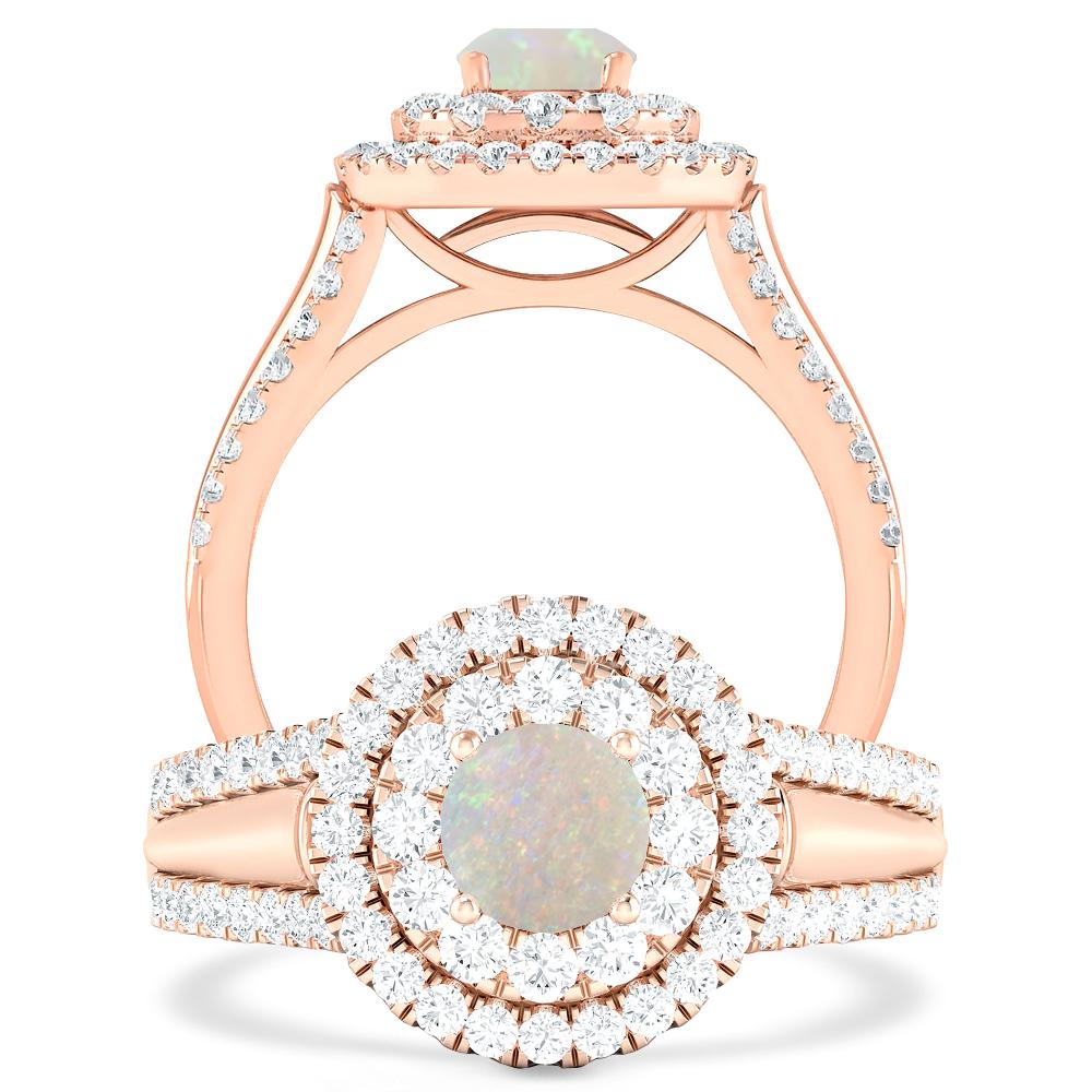 Rose Gold - Opal