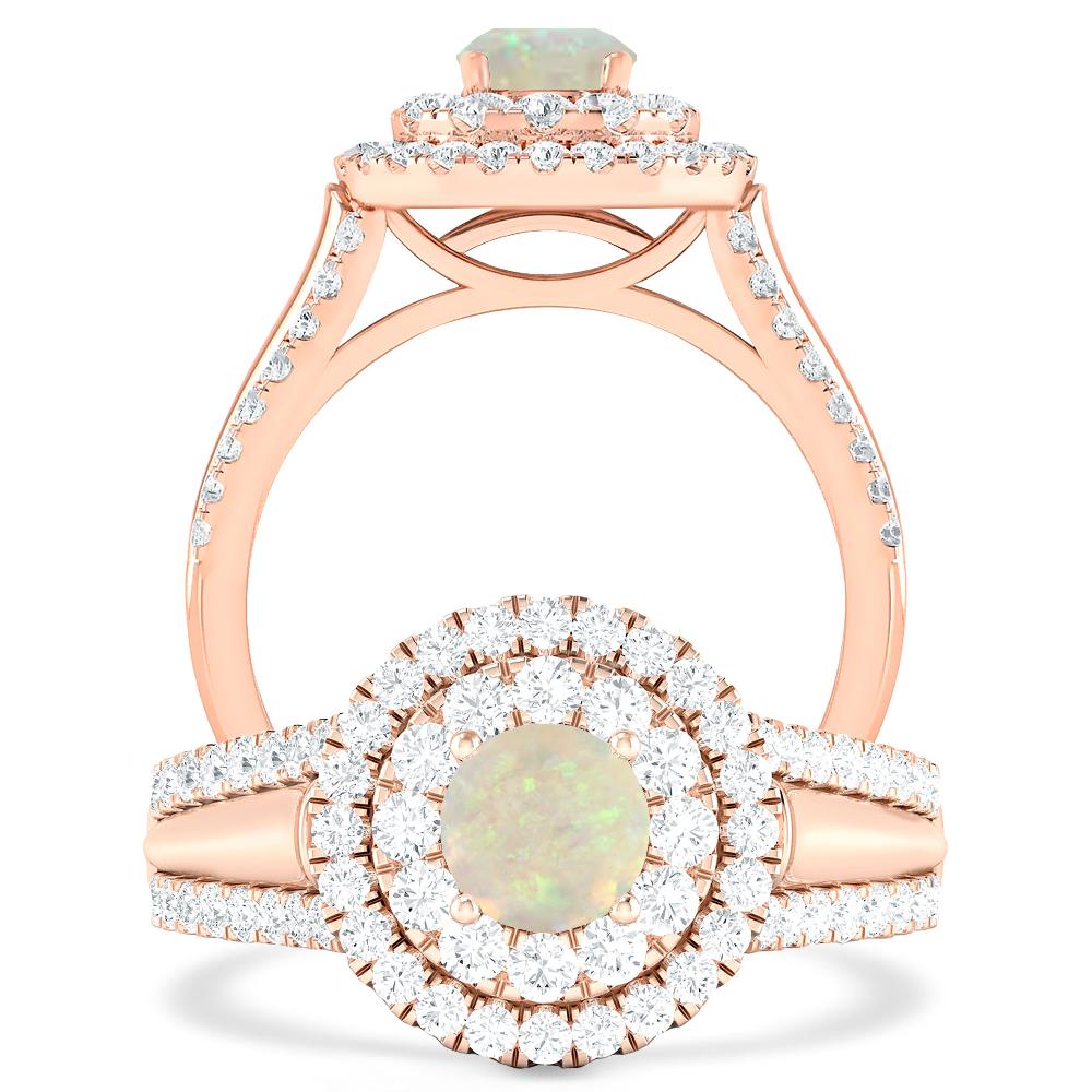 Rose Gold - Opal