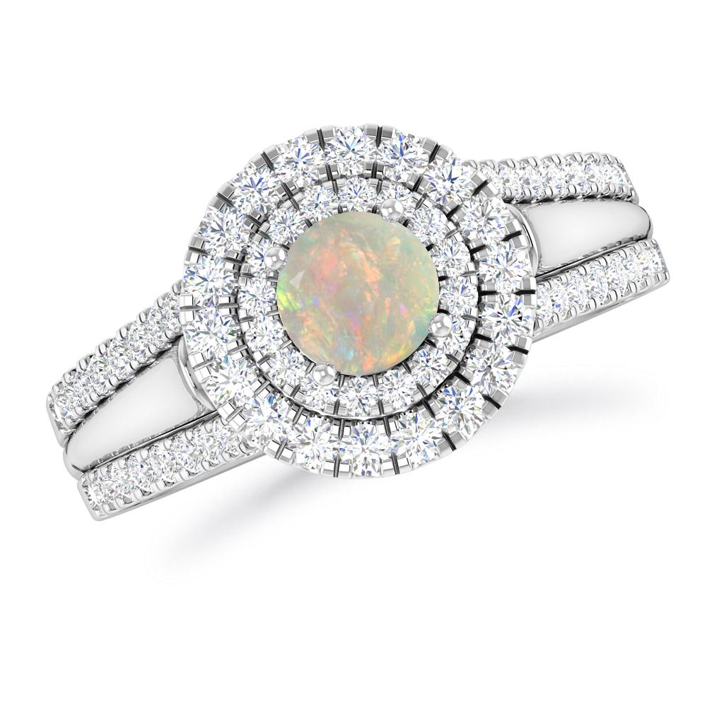 White Gold - Opal