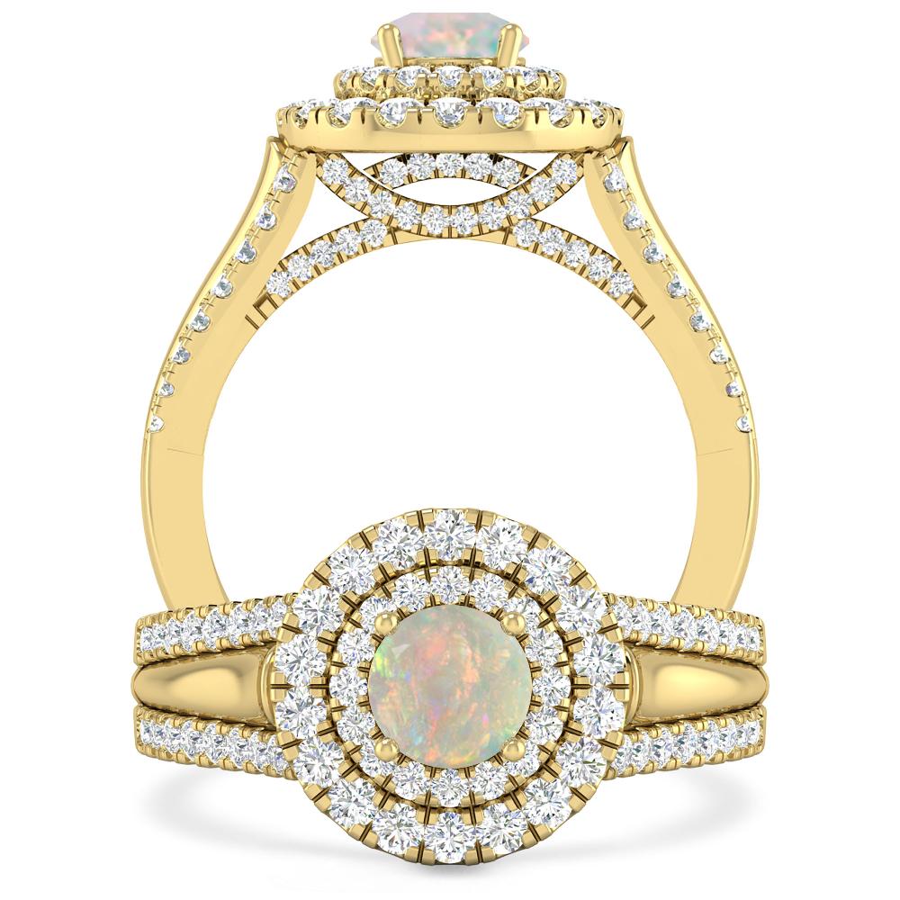 Yellow Gold - Opal