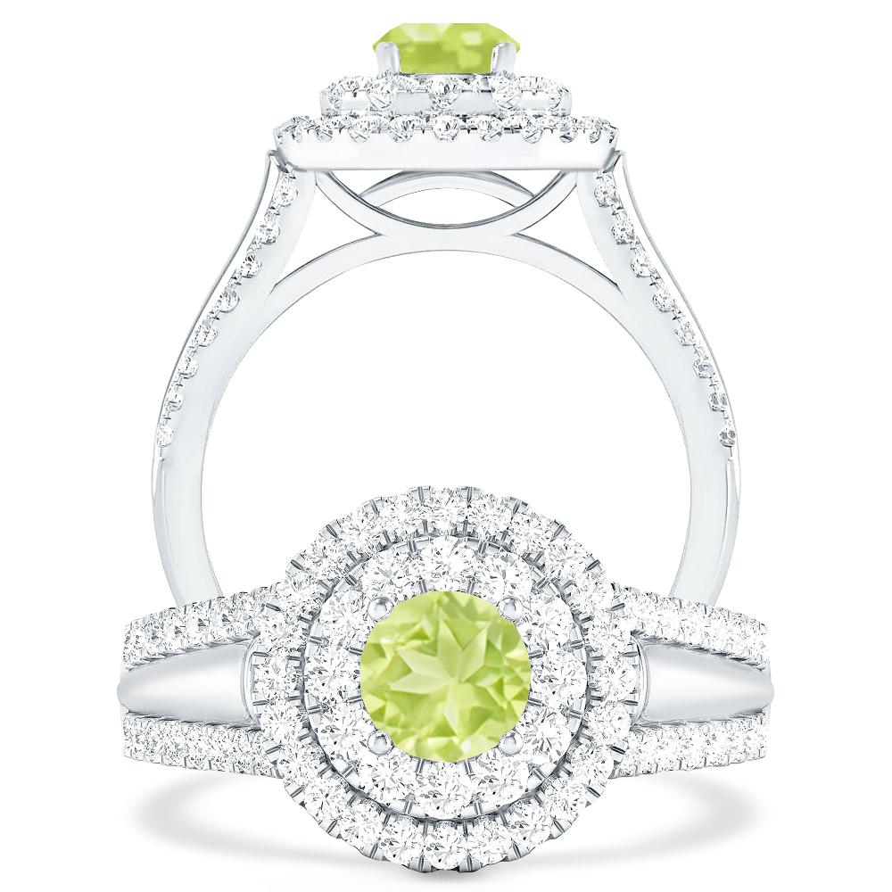 White Gold - Peridot