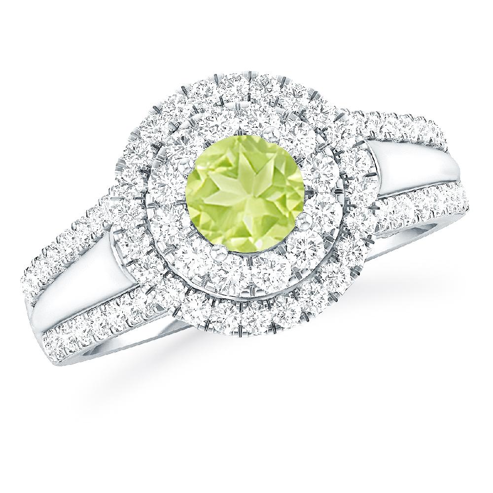 White Gold - Peridot