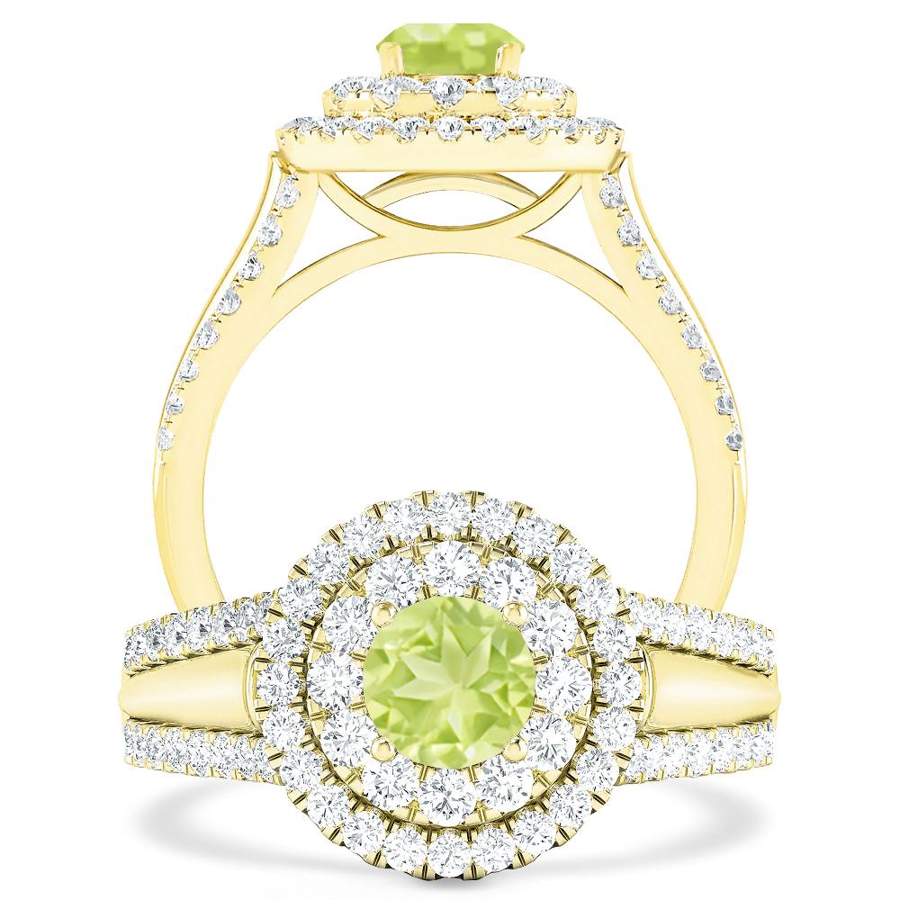 Yellow Gold - Peridot