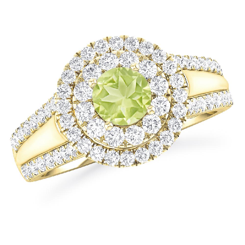 Yellow Gold - Peridot