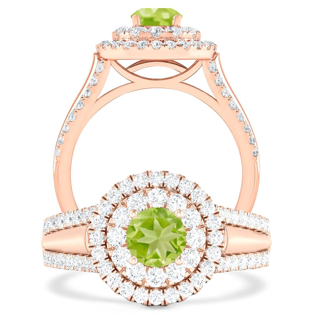 Rose Gold - Peridot