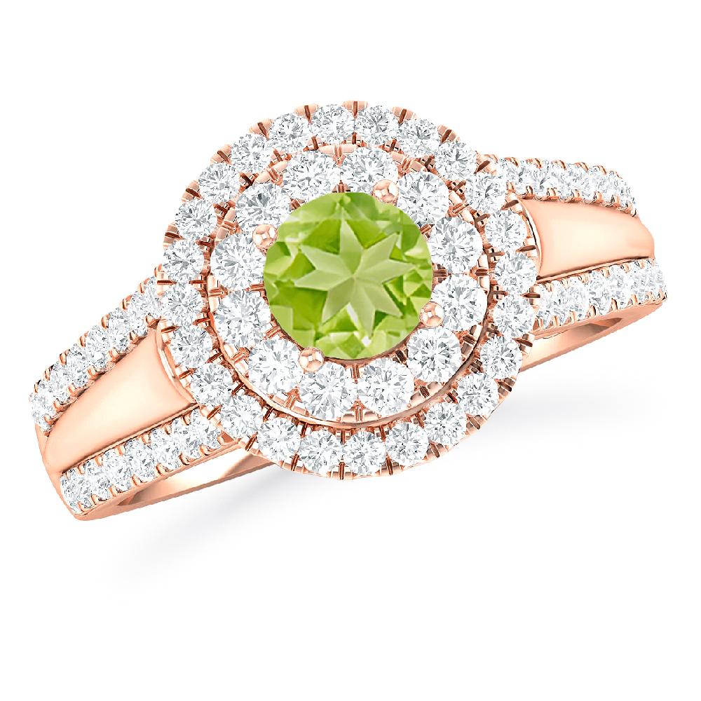 Rose Gold - Peridot