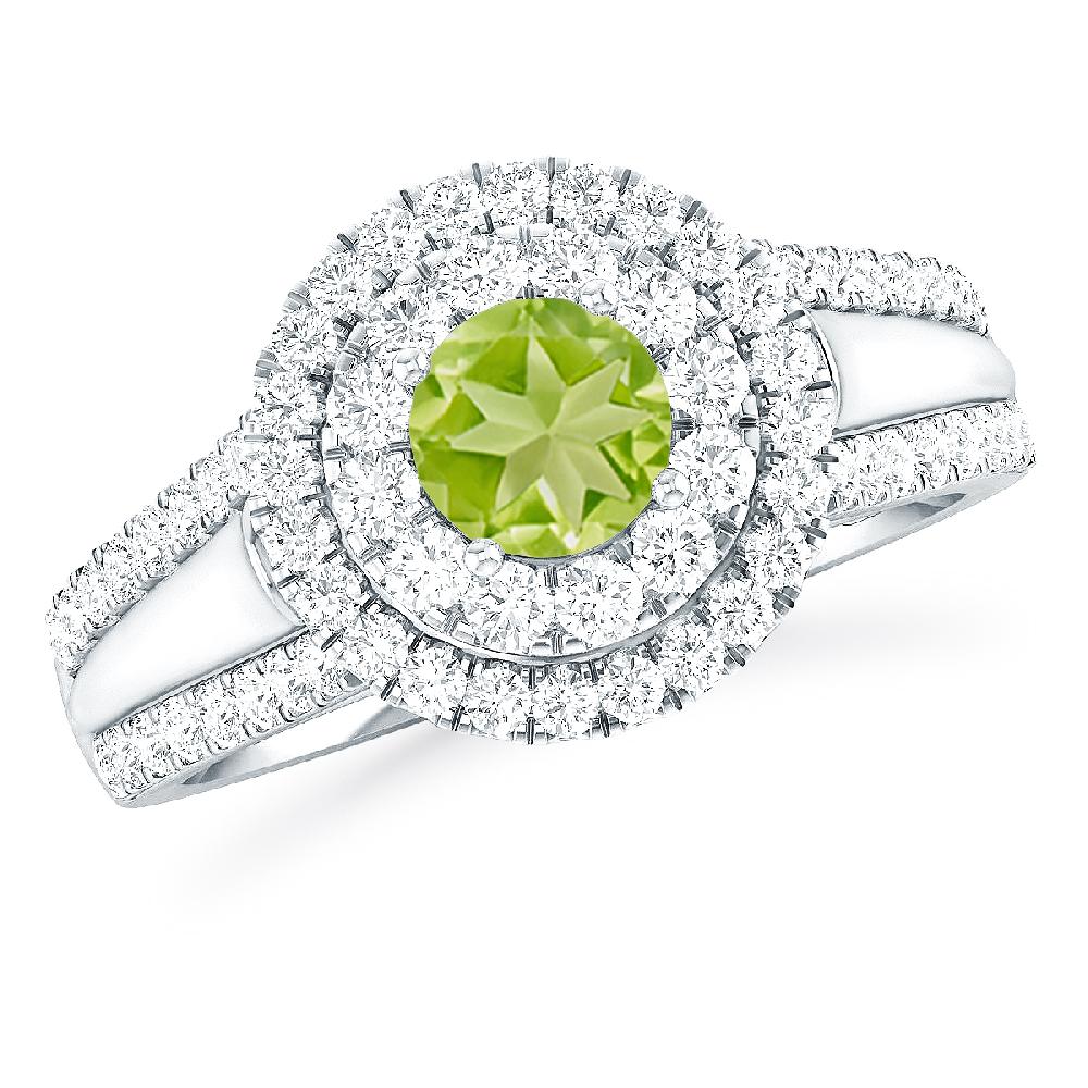 White Gold - Peridot