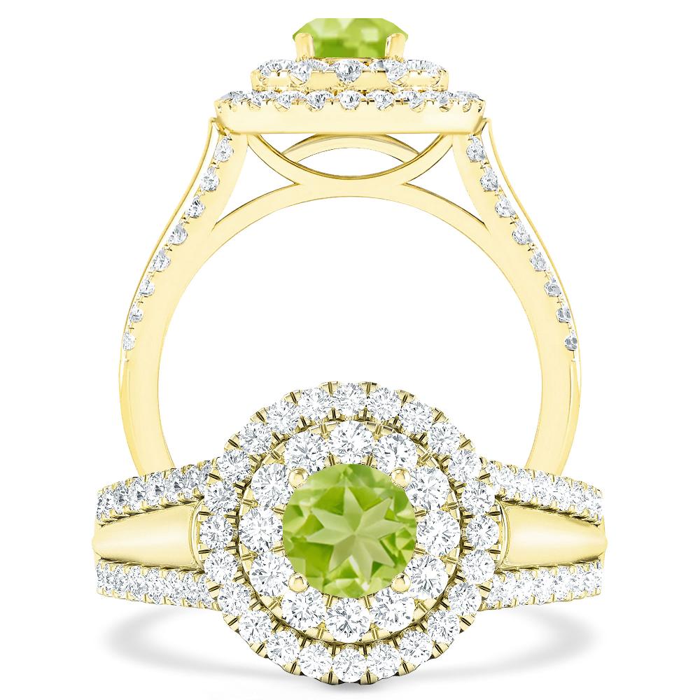 Yellow Gold - Peridot