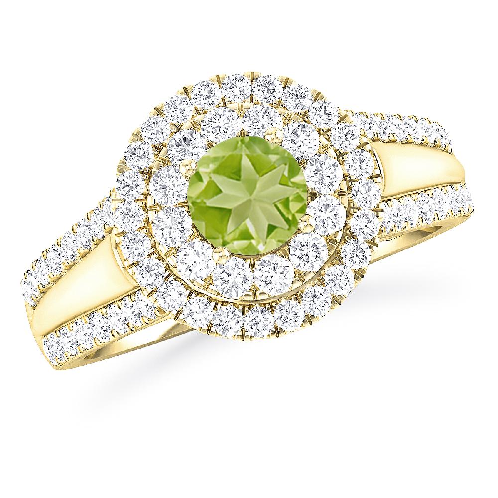 Yellow Gold - Peridot