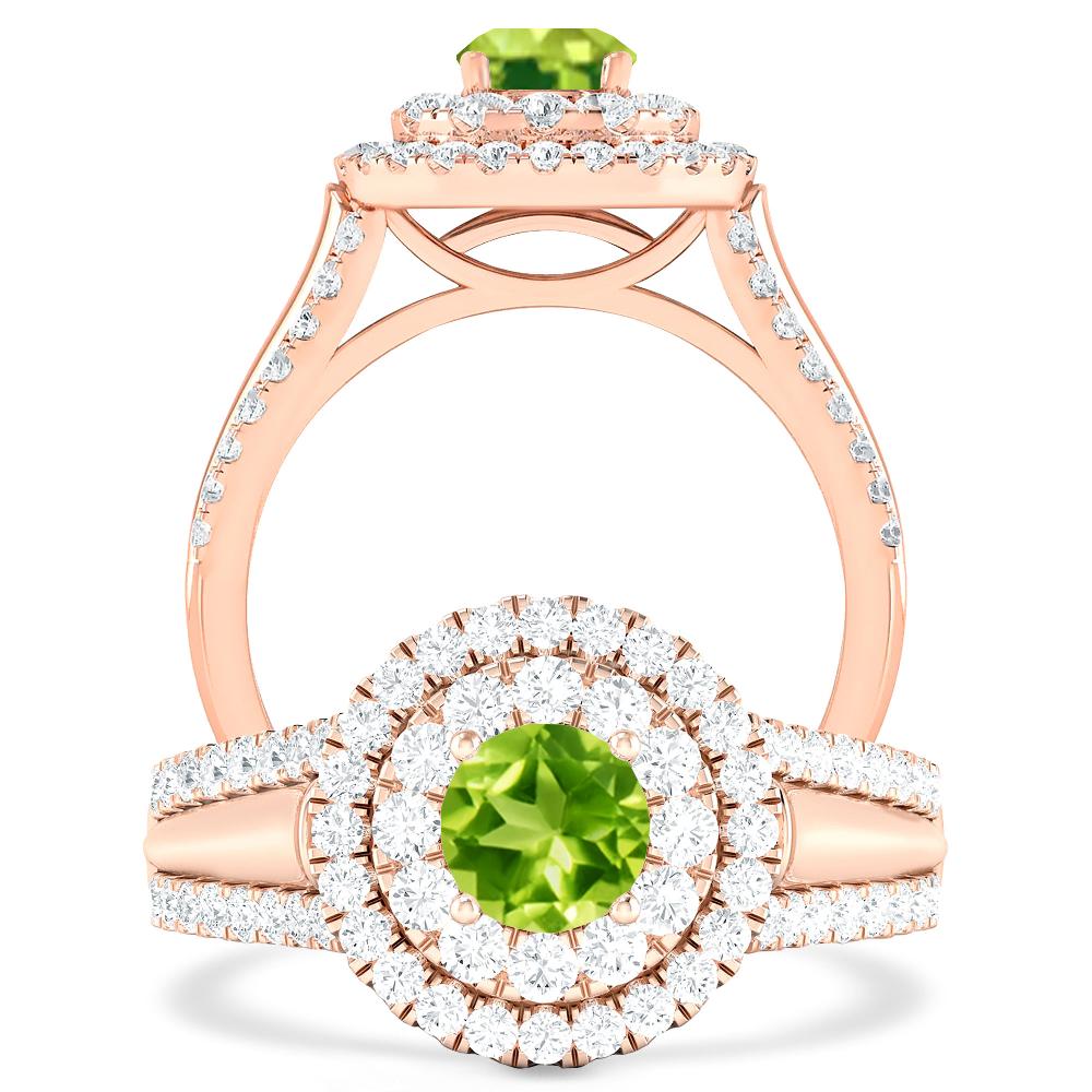 Rose Gold - Peridot