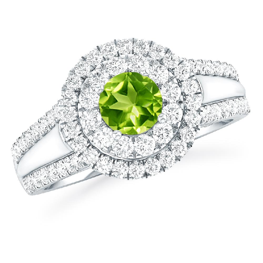 White Gold - Peridot