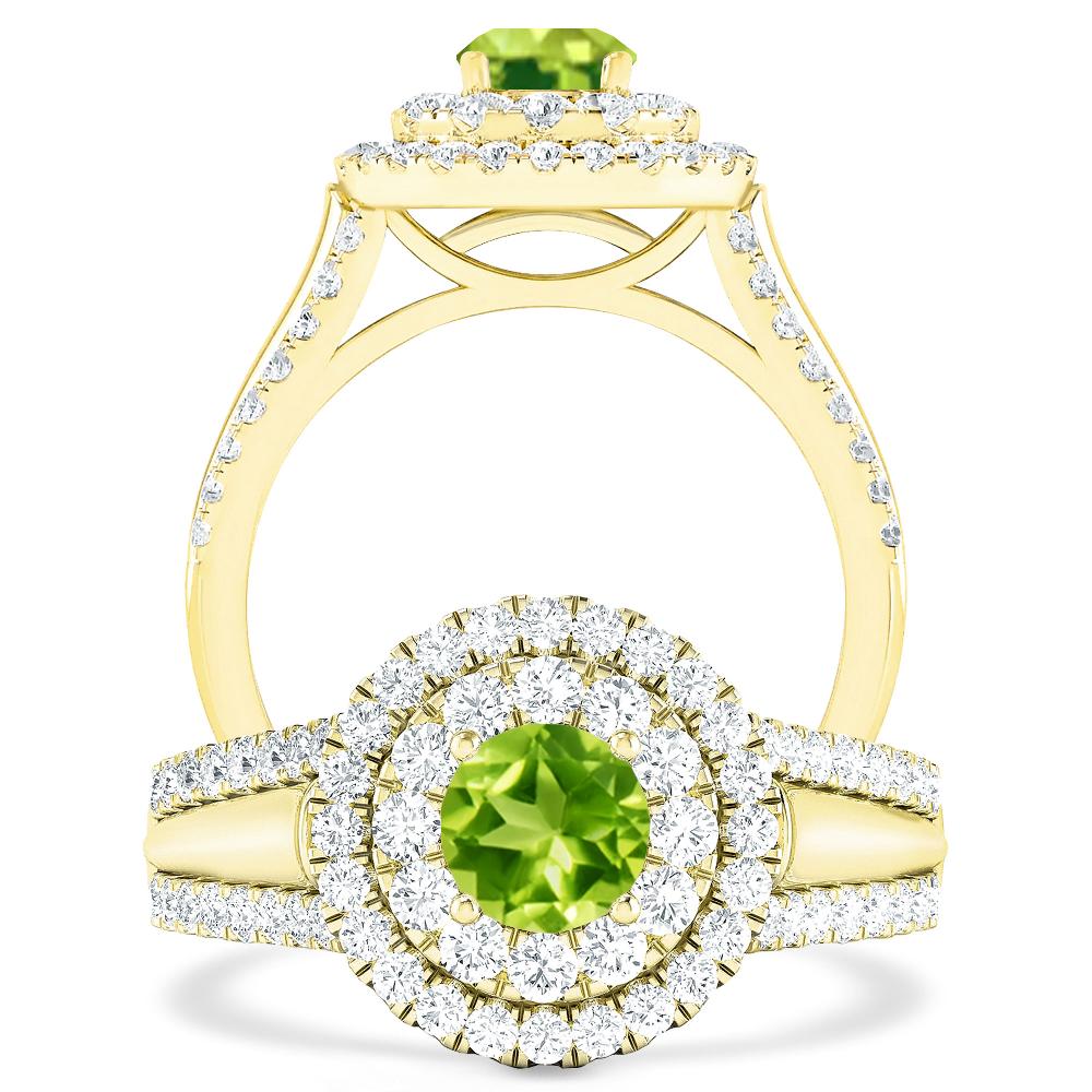 Yellow Gold - Peridot