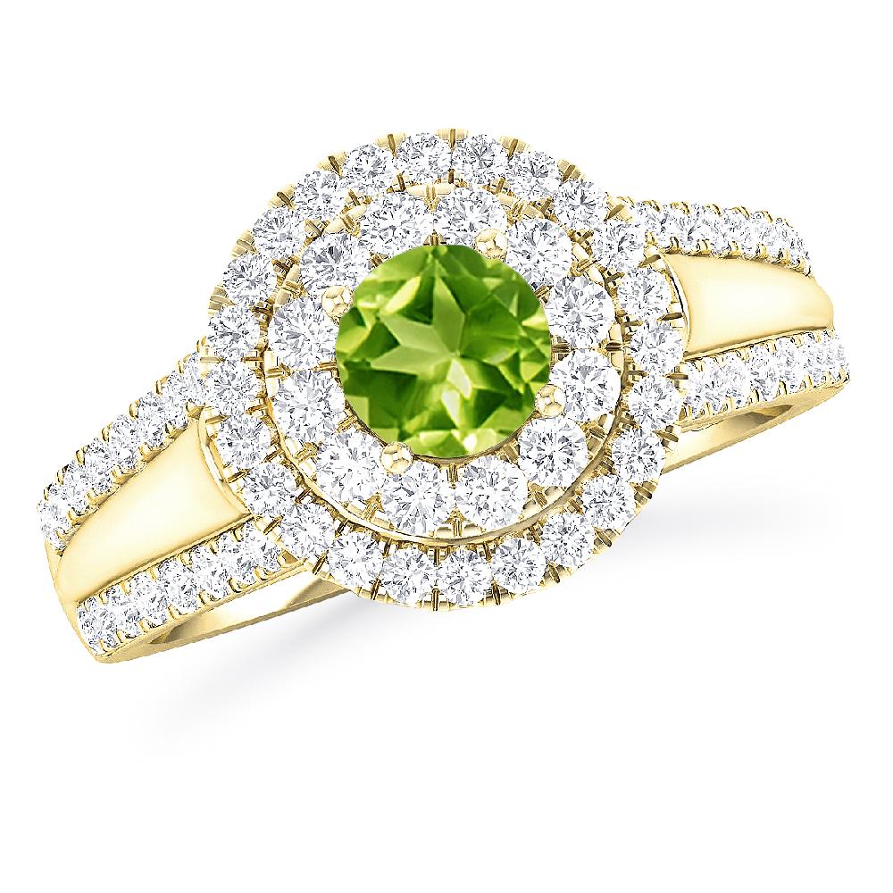 Yellow Gold - Peridot