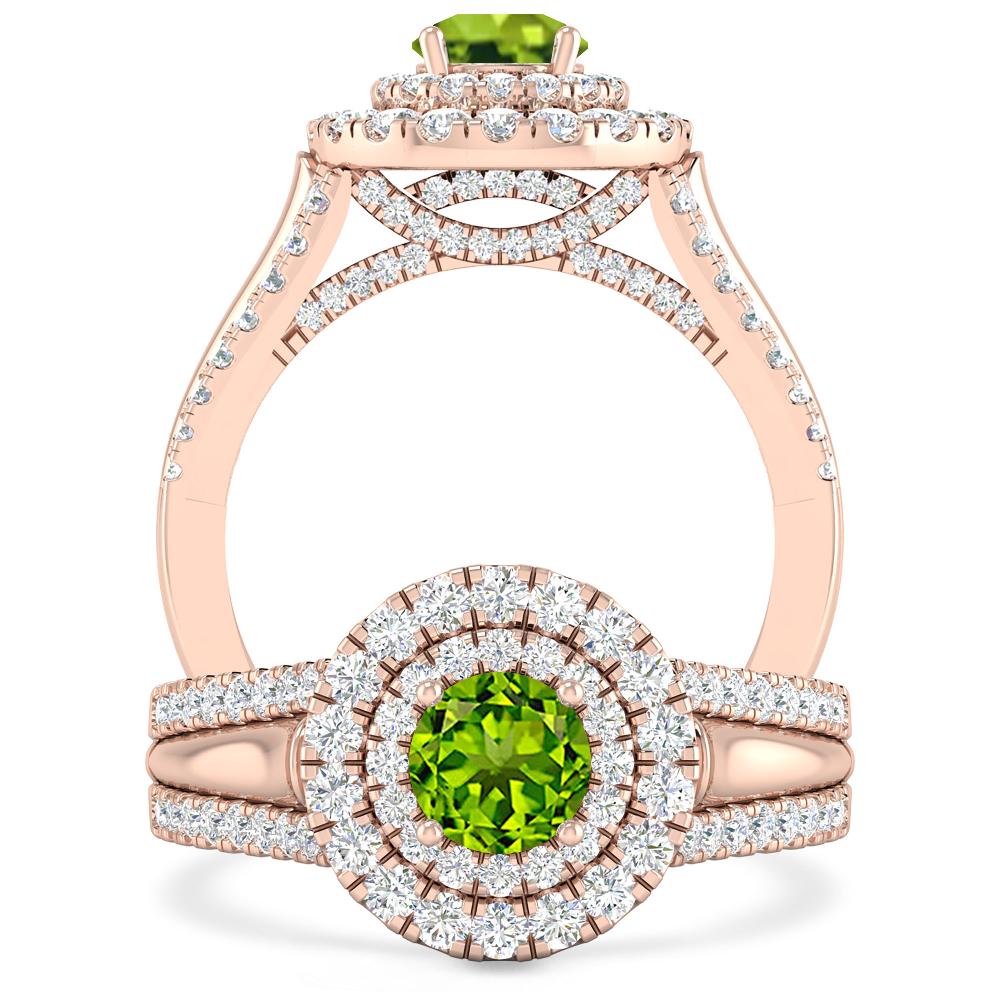 Rose Gold - Peridot