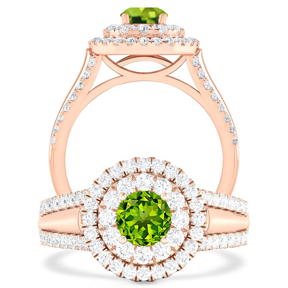 Rose Gold - Peridot