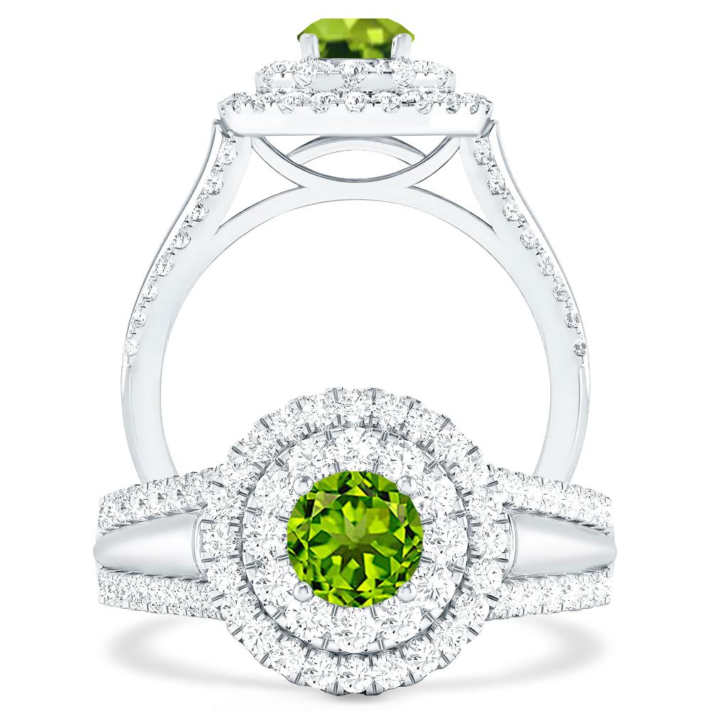 White Gold - Peridot