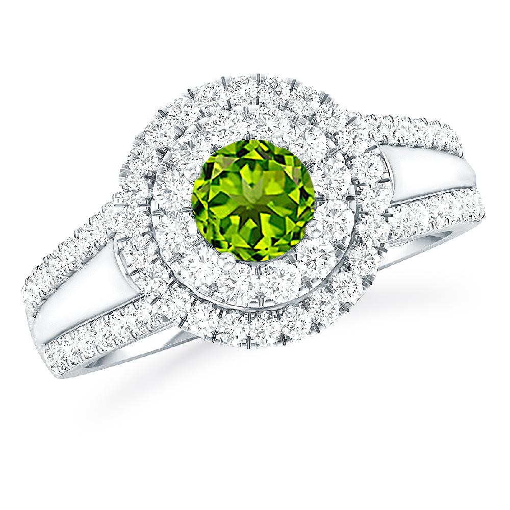 White Gold - Peridot