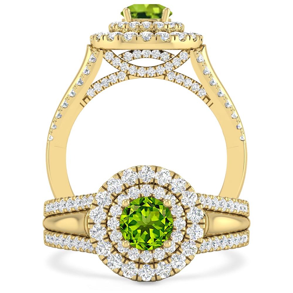 Yellow Gold - Peridot