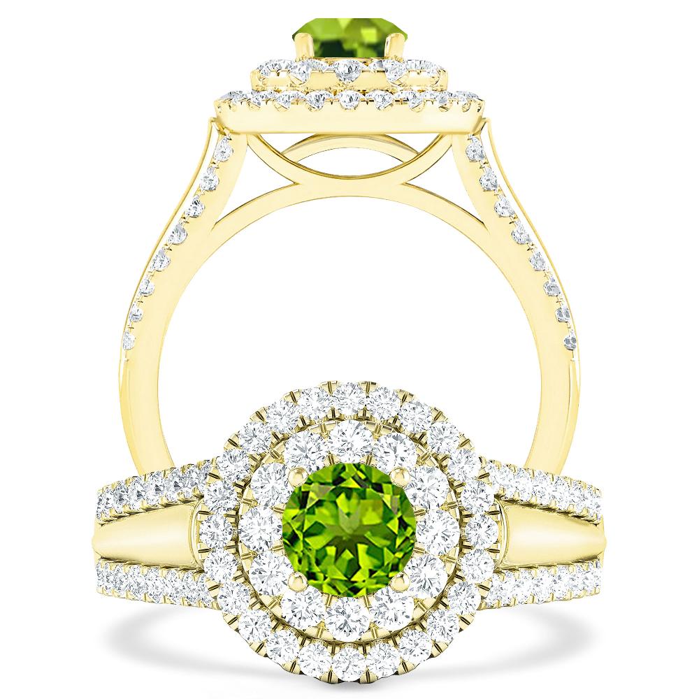 Yellow Gold - Peridot