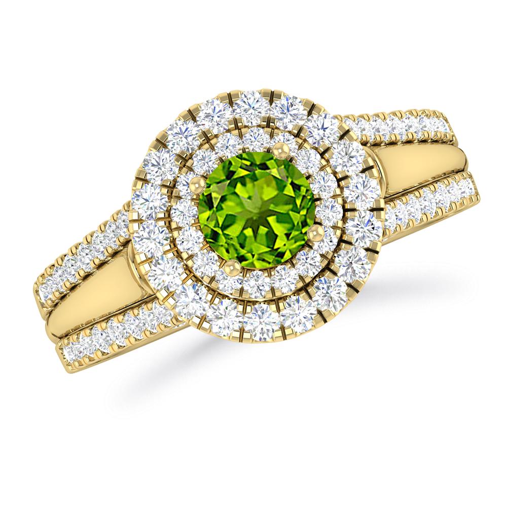 Yellow Gold - Peridot