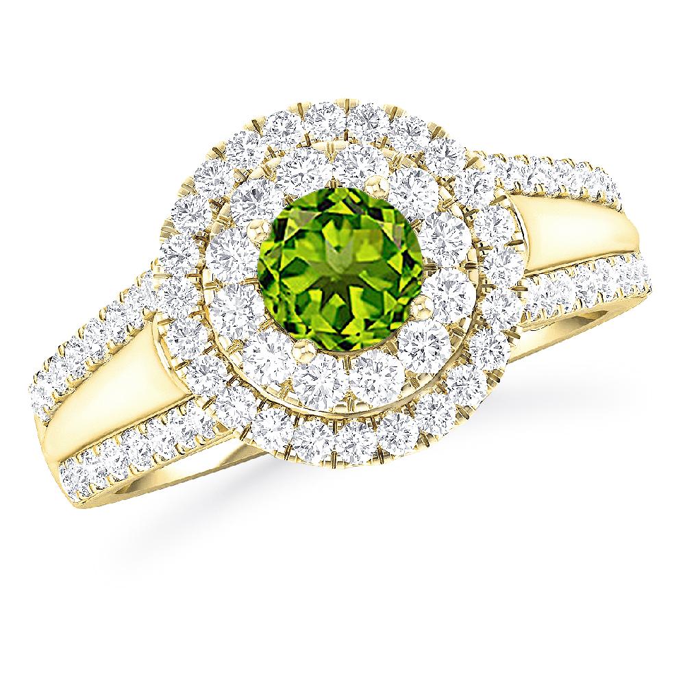 Yellow Gold - Peridot