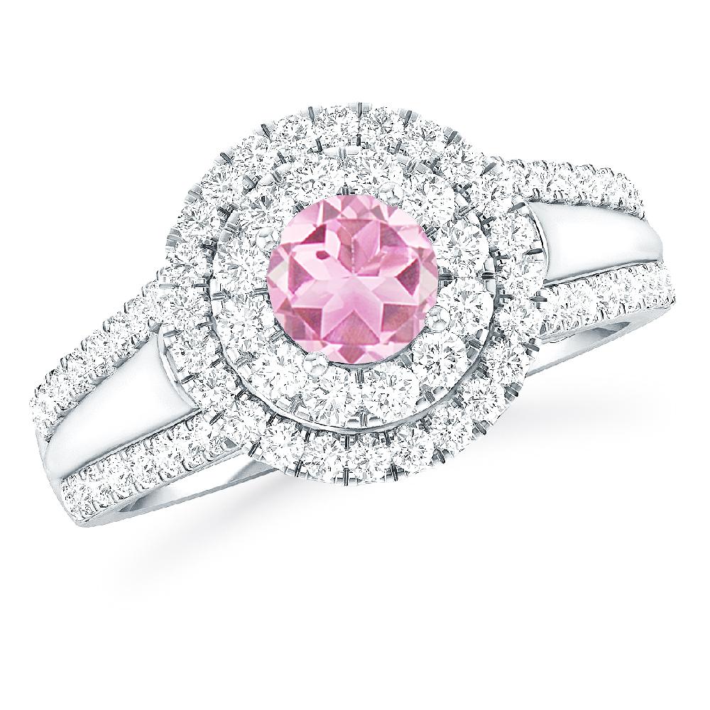 White Gold - Pink Tourmaline