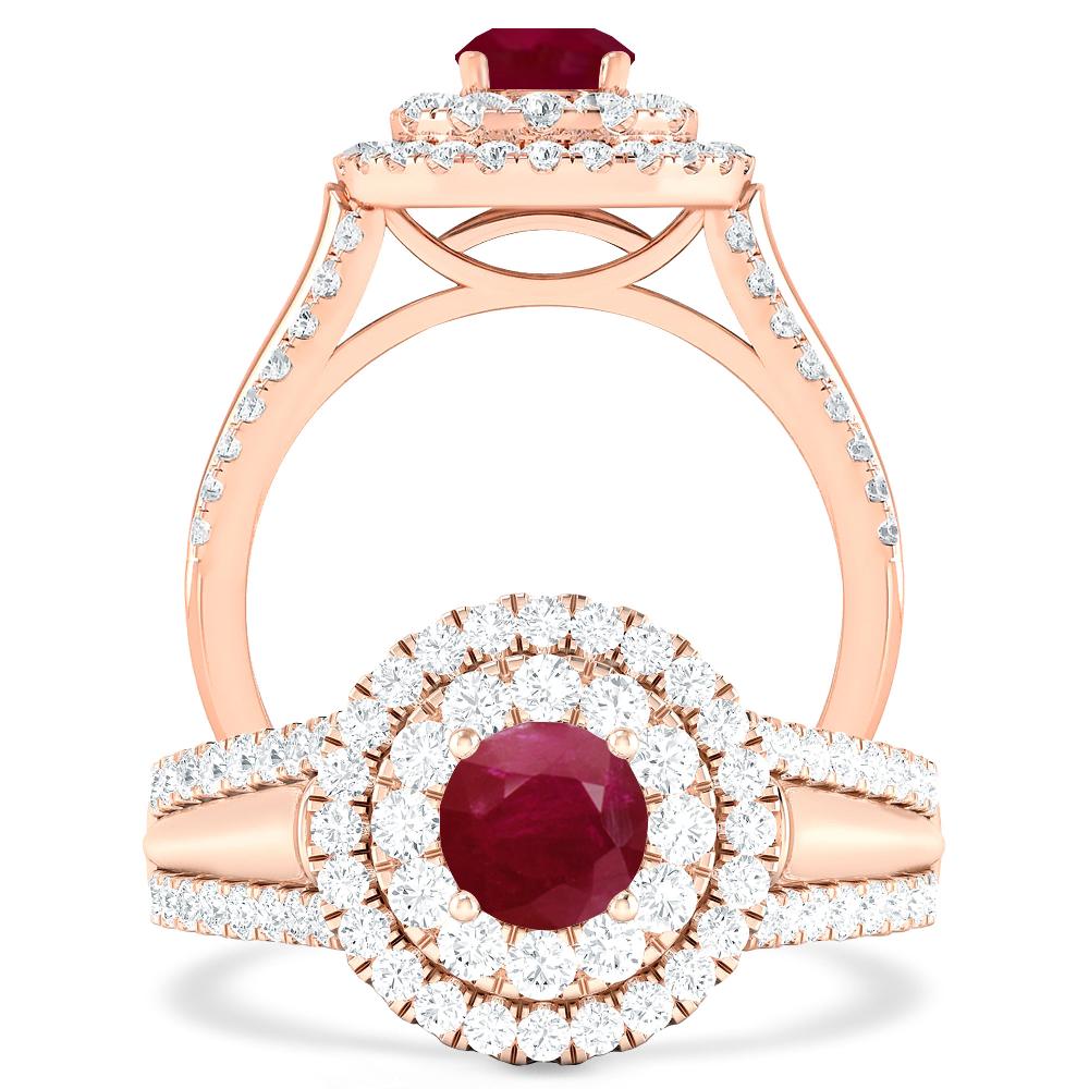 Rose Gold - Ruby