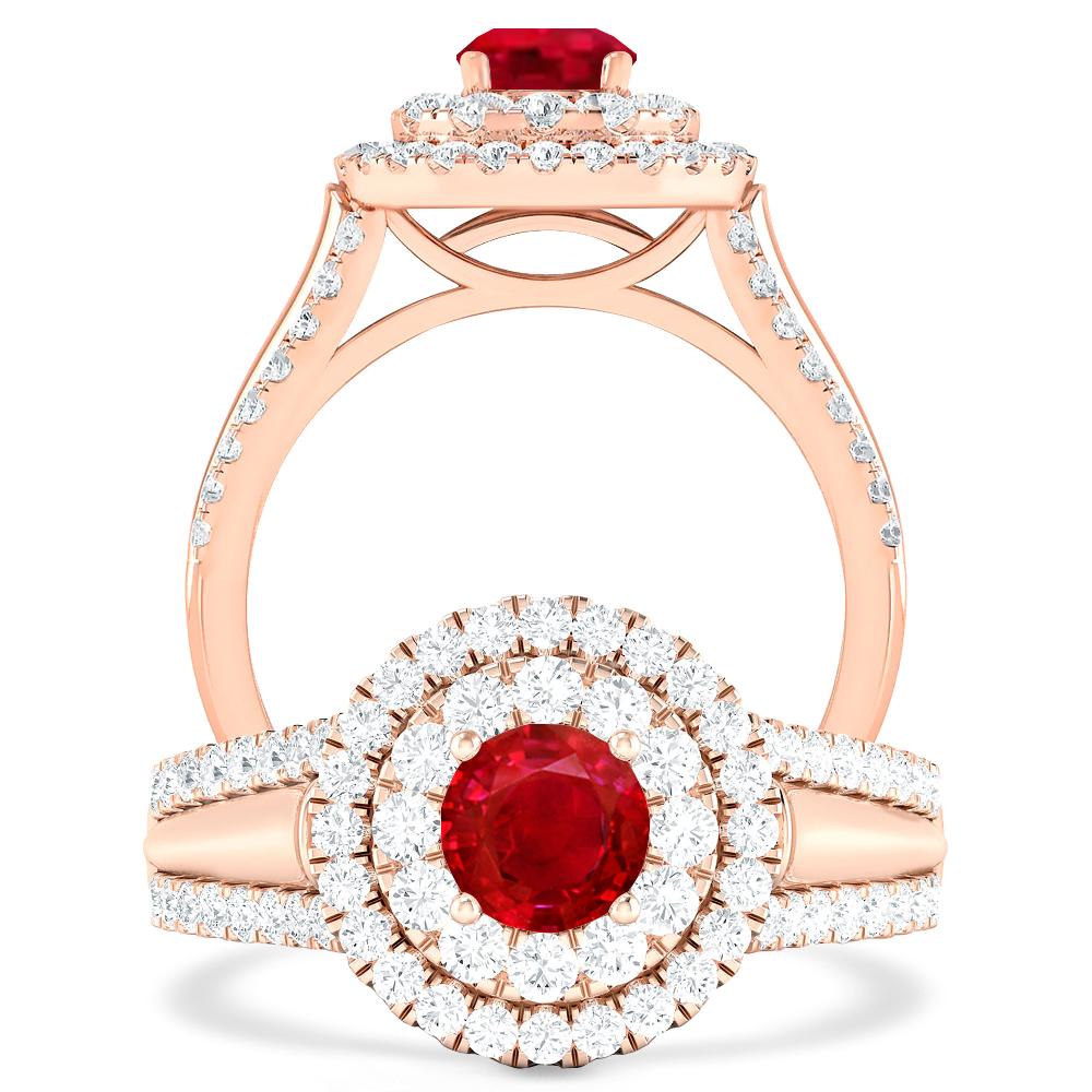 Rose Gold - Ruby