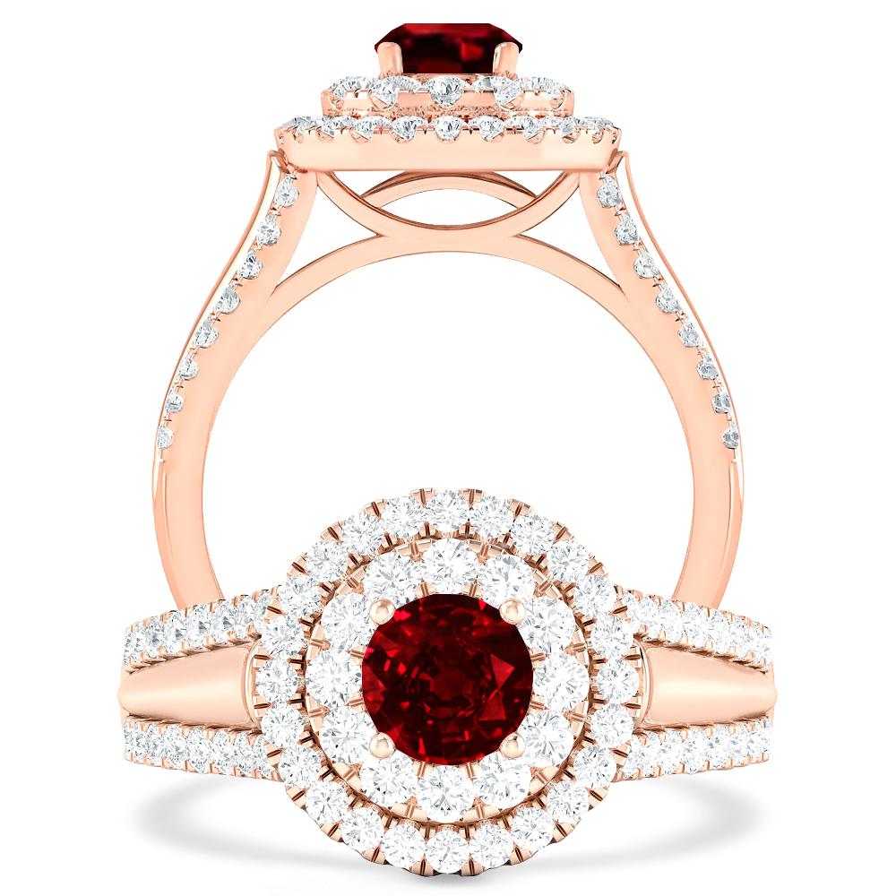 Rose Gold - Ruby