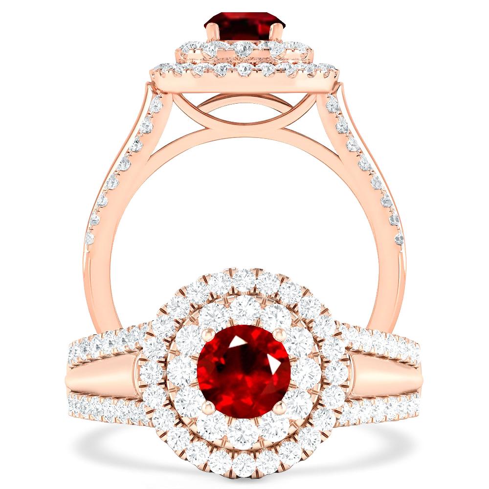 Rose Gold - Ruby