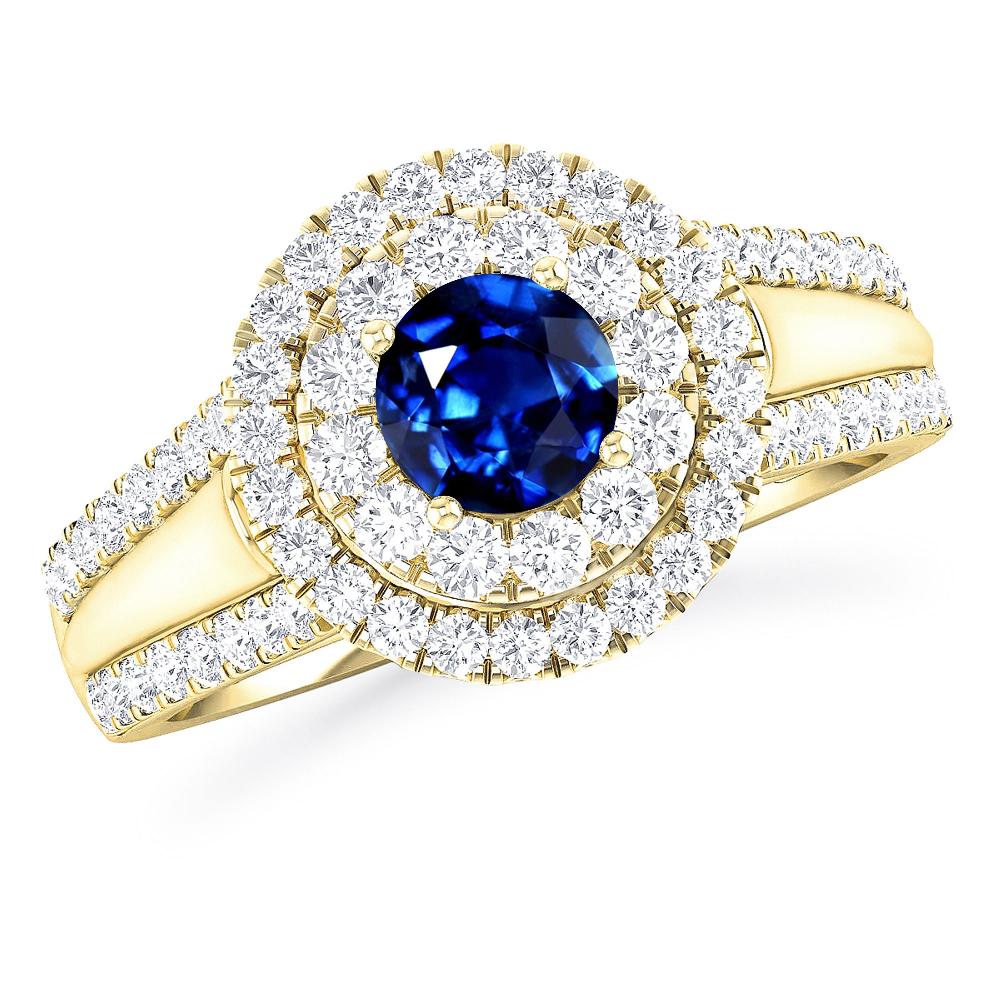 Yellow Gold - Sapphire